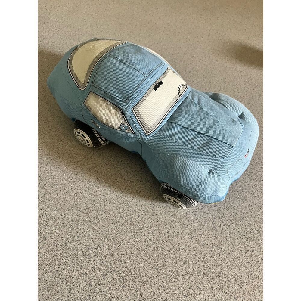 Vintage DreamWheels 1982 Blue Corvette Car Plush 80s Pop Art Adult Stuffed Toy